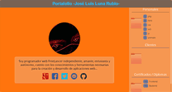 Desktop Screenshot of joseluislunarubio.net